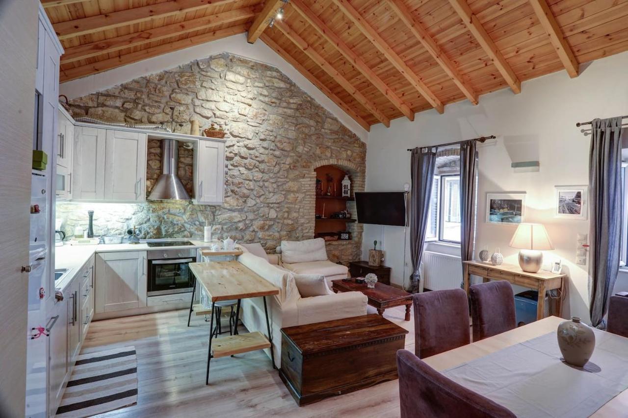 Luminous 2Bd Stone Apt In The Alleys Of Corfu Town 外观 照片